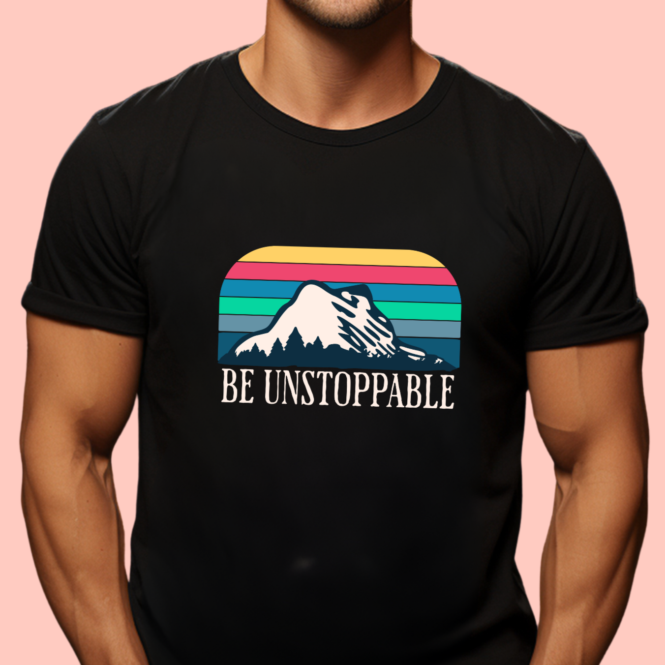 "Be unstoppable" Unisex Cotton Tee