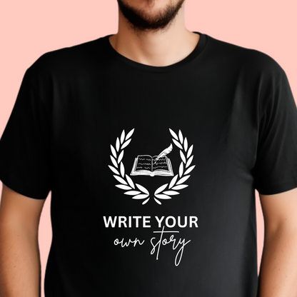 "Write your own story" Unisex Cotton Tee