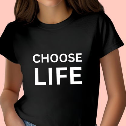 "Choose life" Unisex Cotton Tee