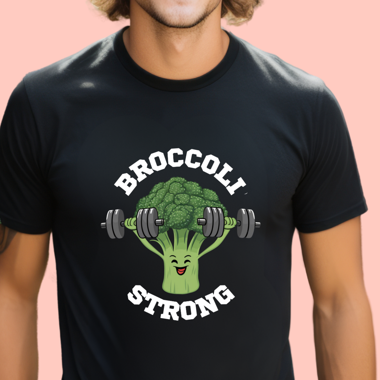 "Broccoli strong" Unisex Cotton Tee