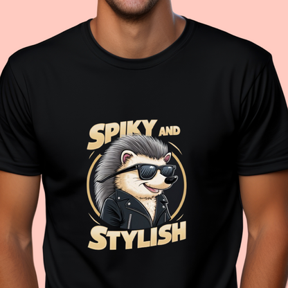 "Spiky and stylish" Unisex Cotton Tee