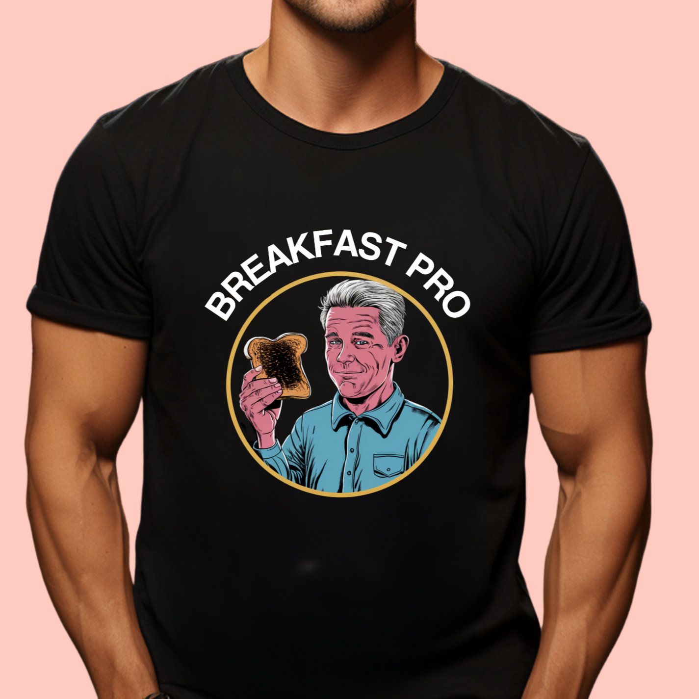 "Breakfast pro" Unisex Cotton Tee