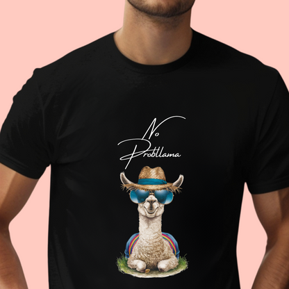 "No Probllama" Unisex Cotton Tee