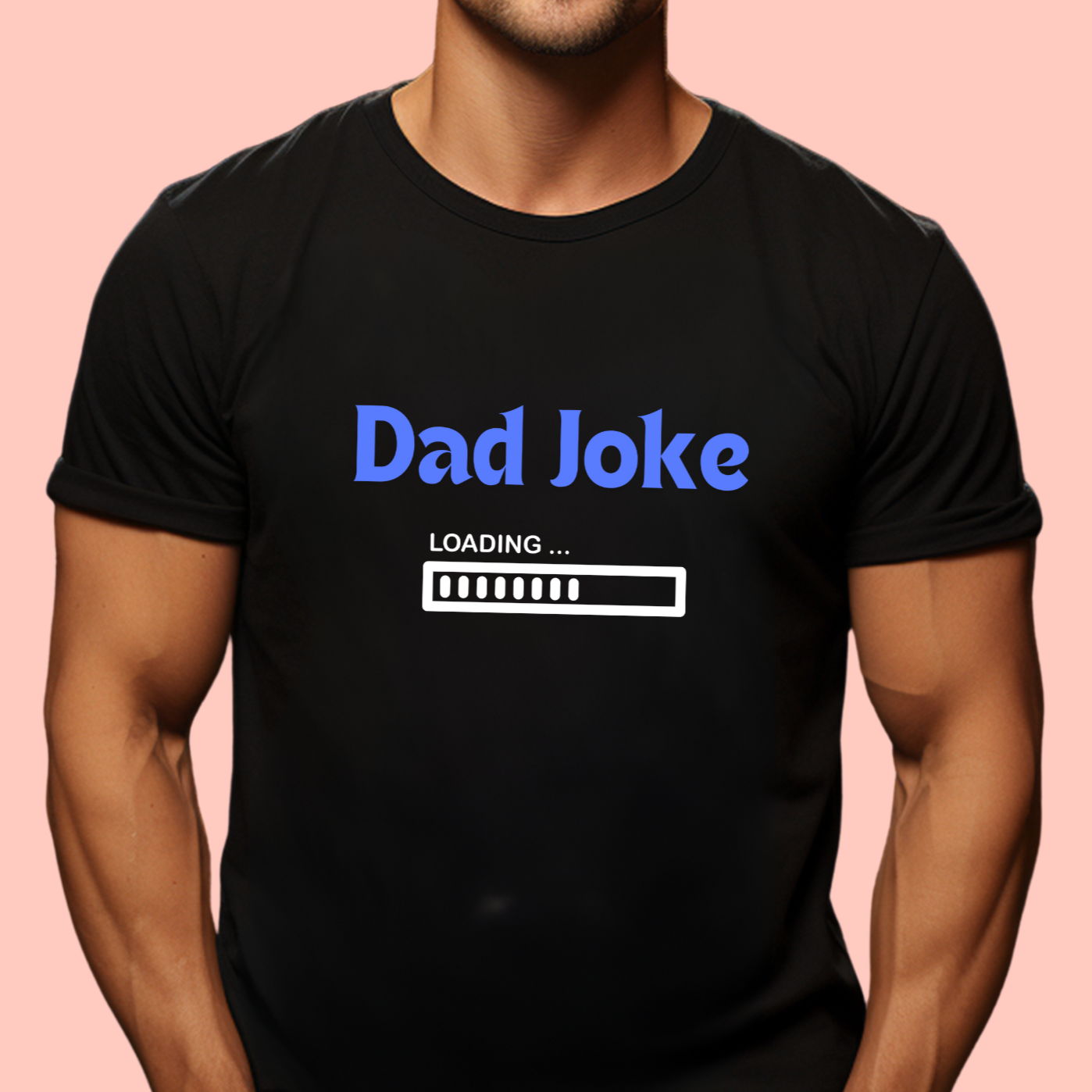 "Dad joke loading" Unisex Cotton Tee