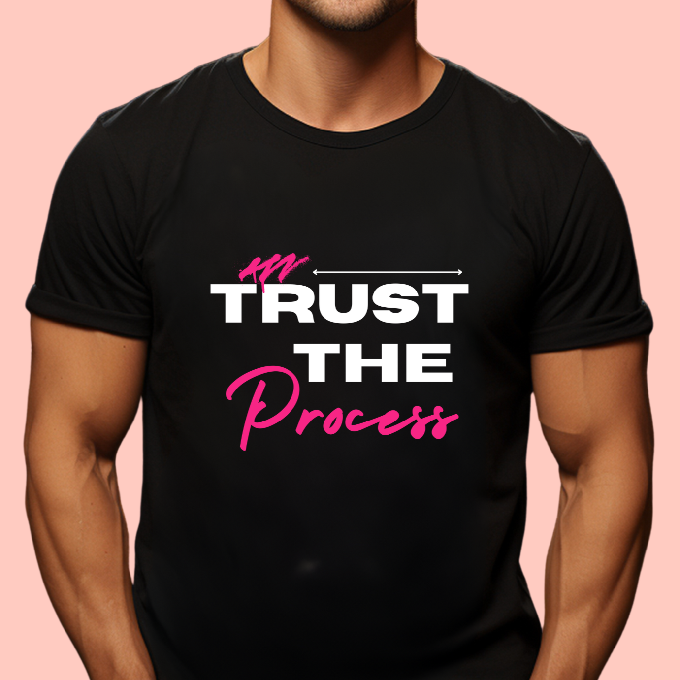 "Trust the process" Unisex Cotton Tee