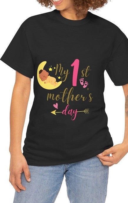 "My 1st mothers day" Unisex Tee