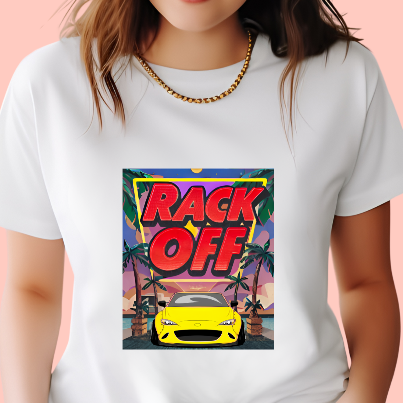 "Rack off" Unisex Cotton Tee