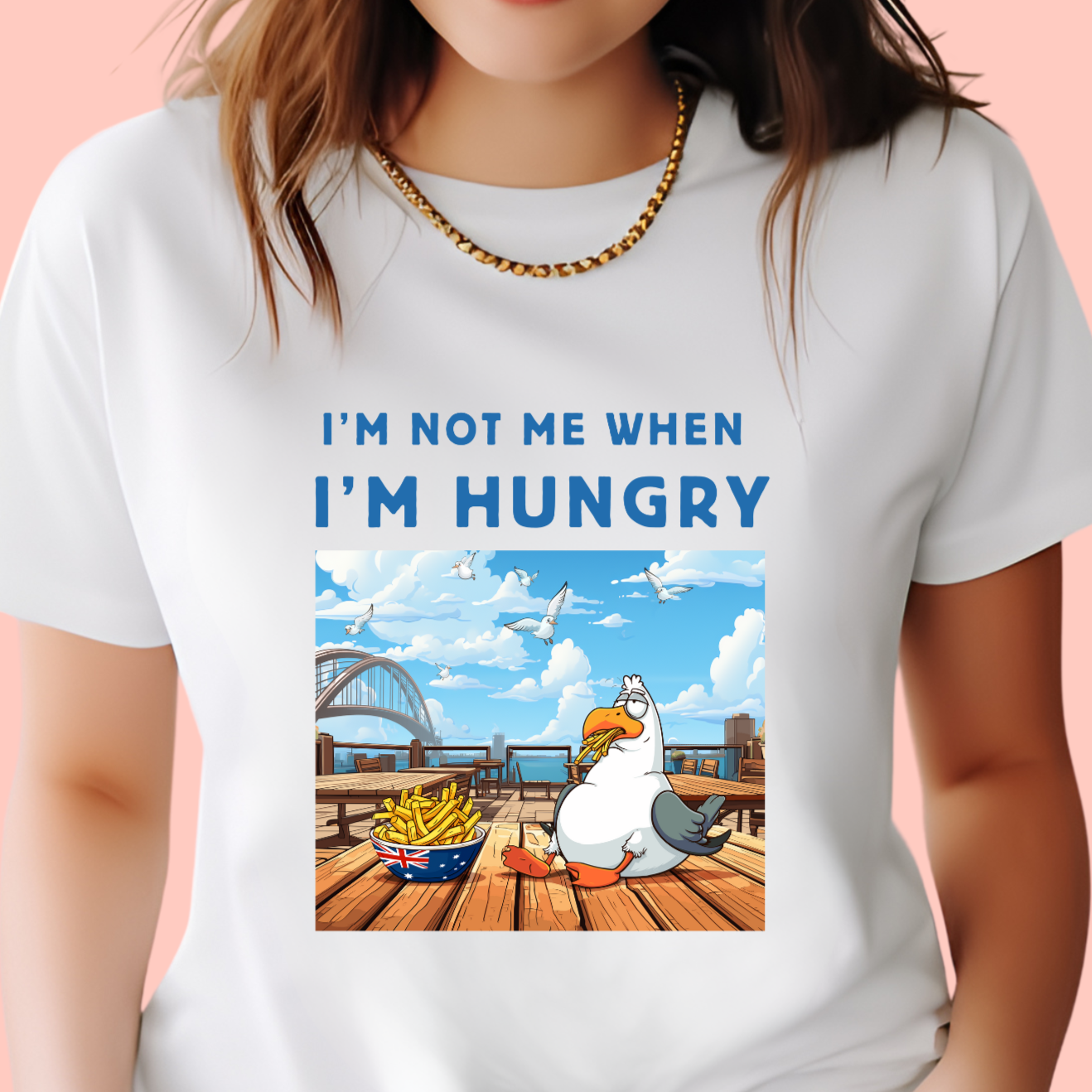 "I'm not me when I'm hungry" Unisex Cotton Tee