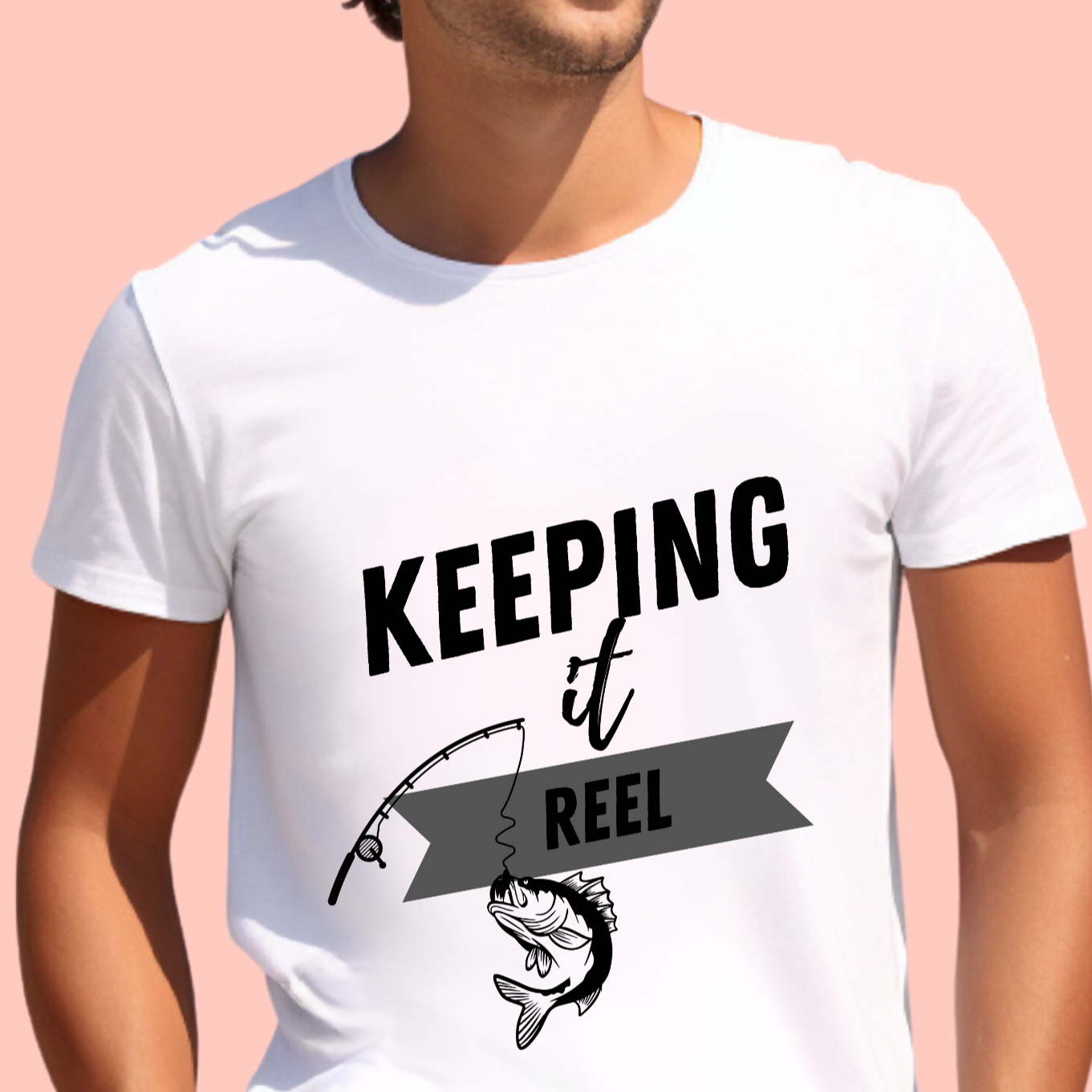 "Keeping it reel" Unisex Cotton Tee