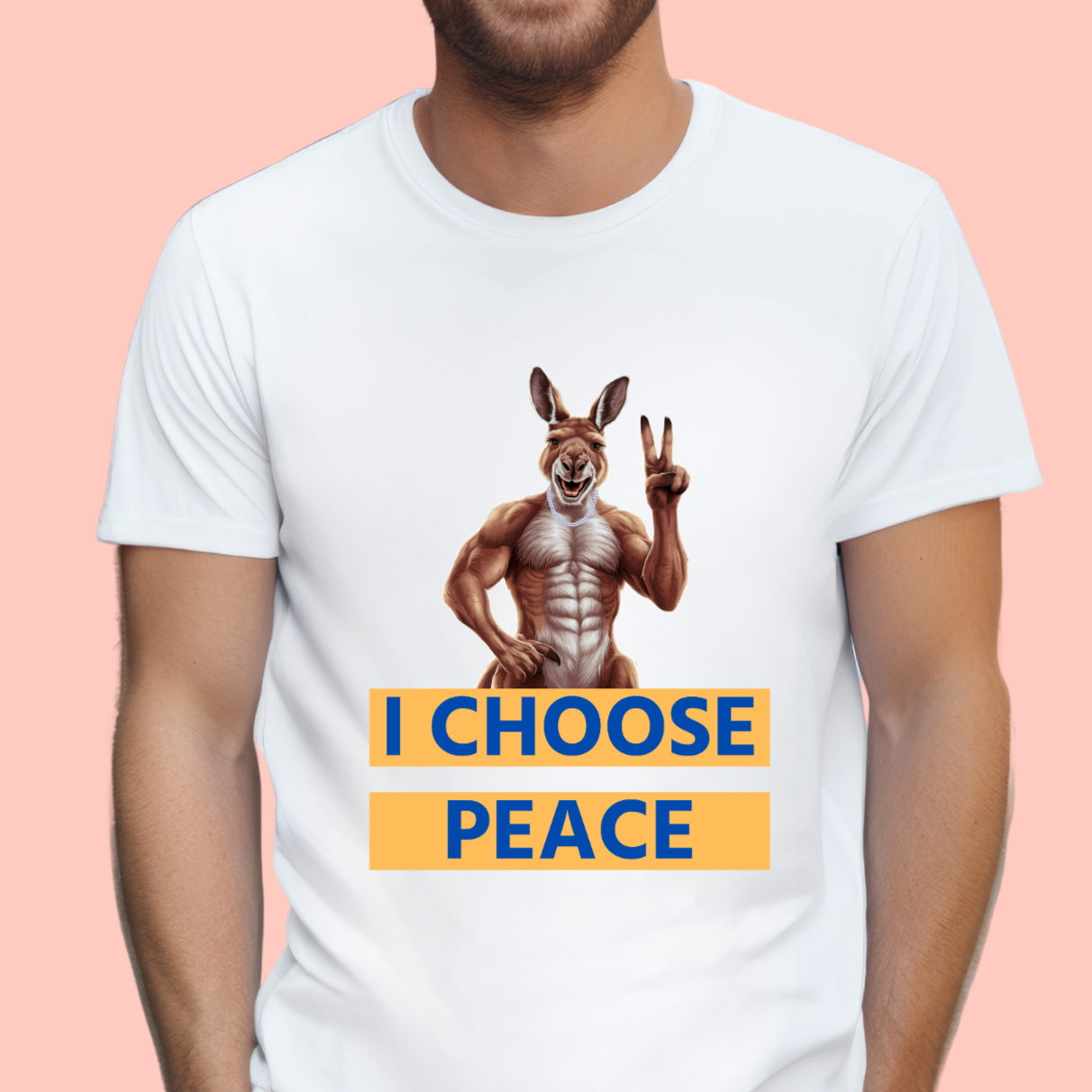 "I choose peace" Unisex Cotton Tee