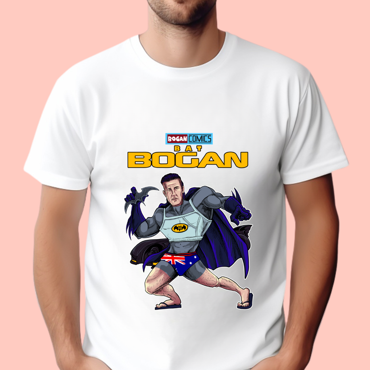 "Bat bogan" Unisex Cotton Tee