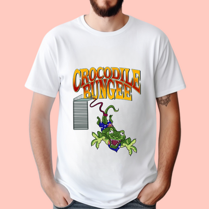 "Crocodile bungee" Unisex Cotton Tee