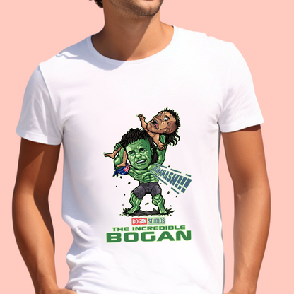 "The incredible bogan" Unisex Cotton Tee