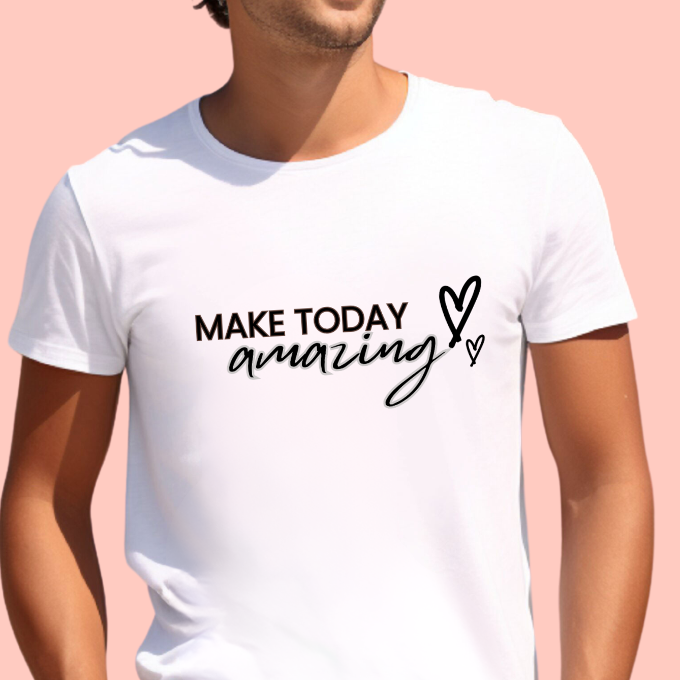 "Make today amazing" Unisex Cotton Tee