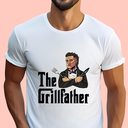 "The grillfather" Unisex Cotton Tee