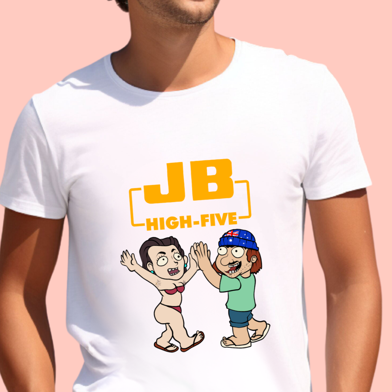 "Jb high five" Unisex Cotton Tee