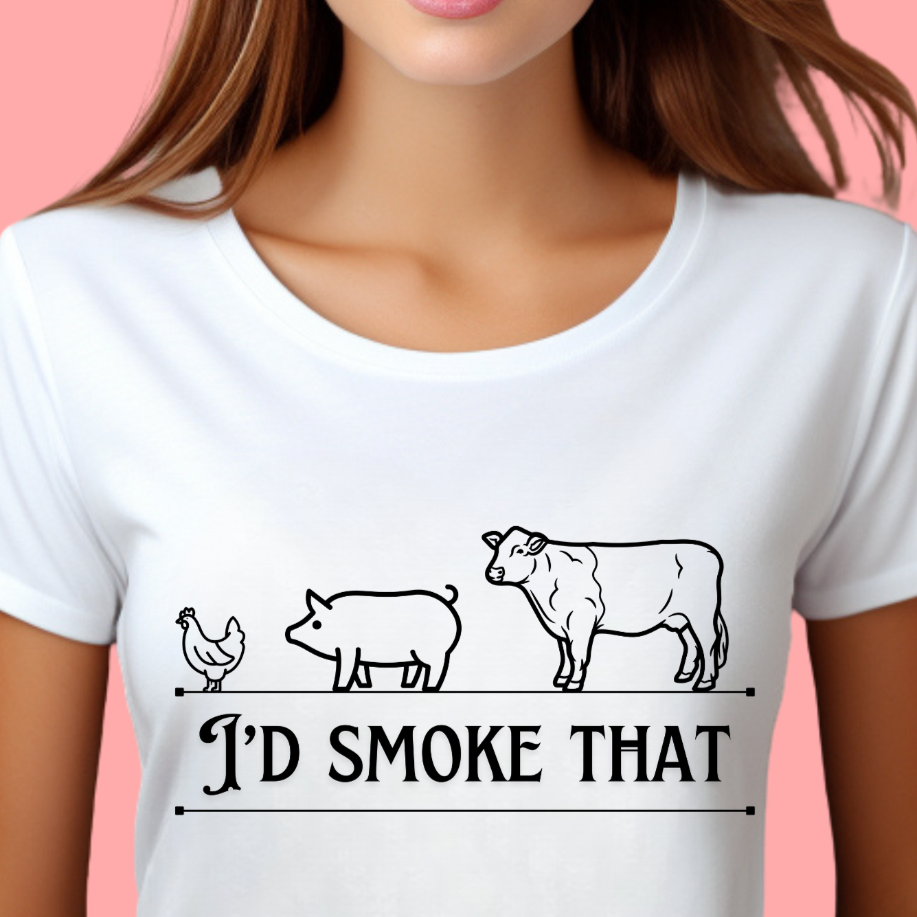 "I’d smoke that" Unisex Cotton Tee