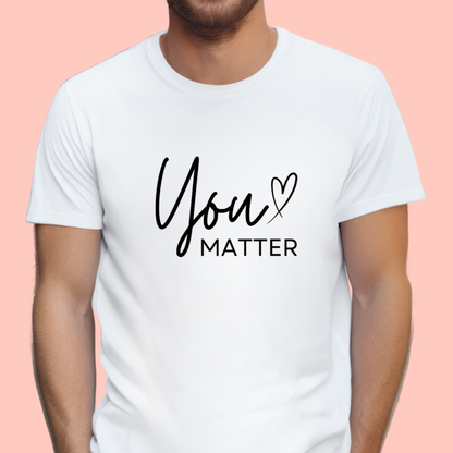 "You matter" Unisex Cotton Tee