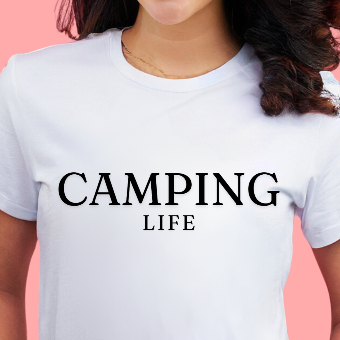 "Camping life" Unisex Cotton Tee