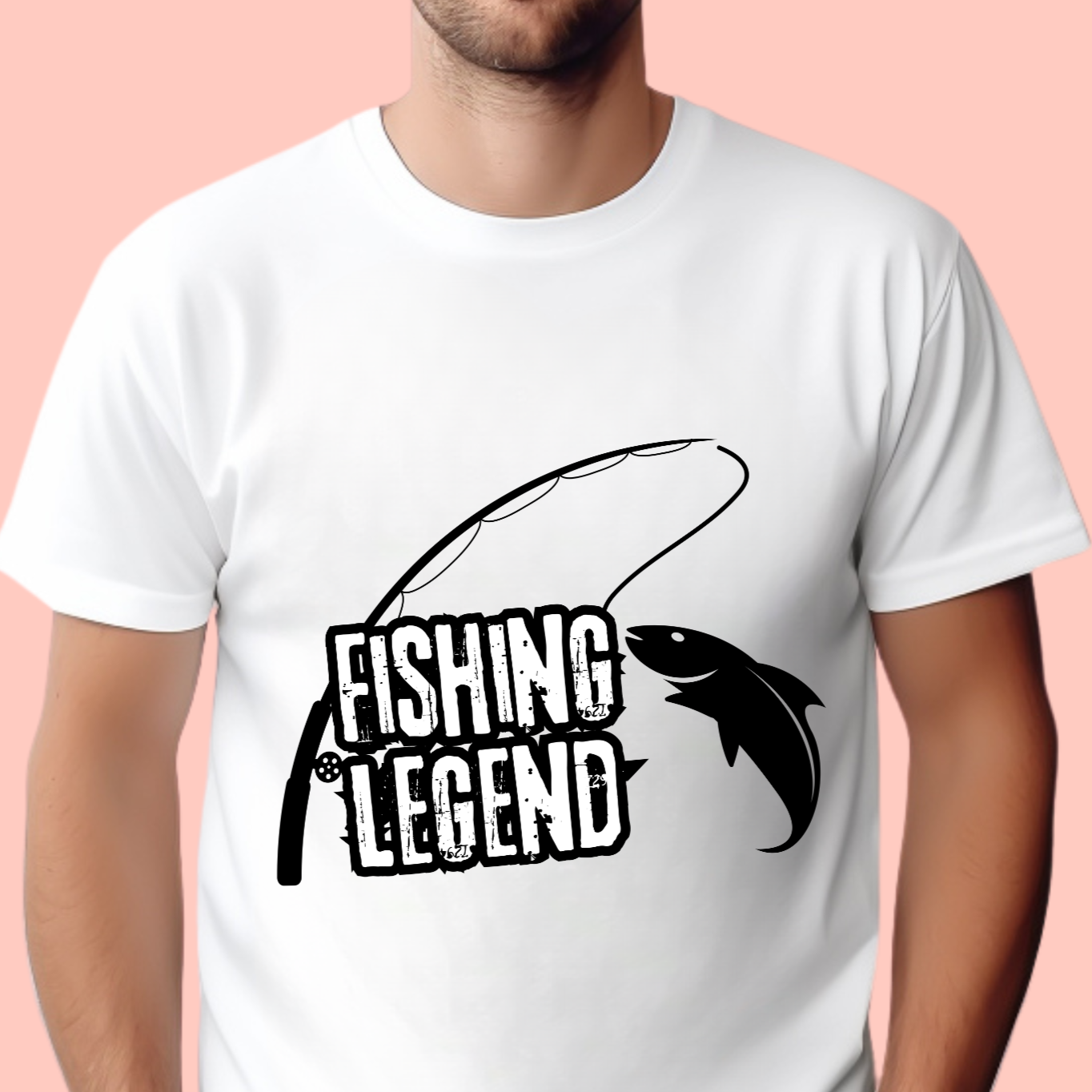 "Fishing legend" Unisex Cotton Tee