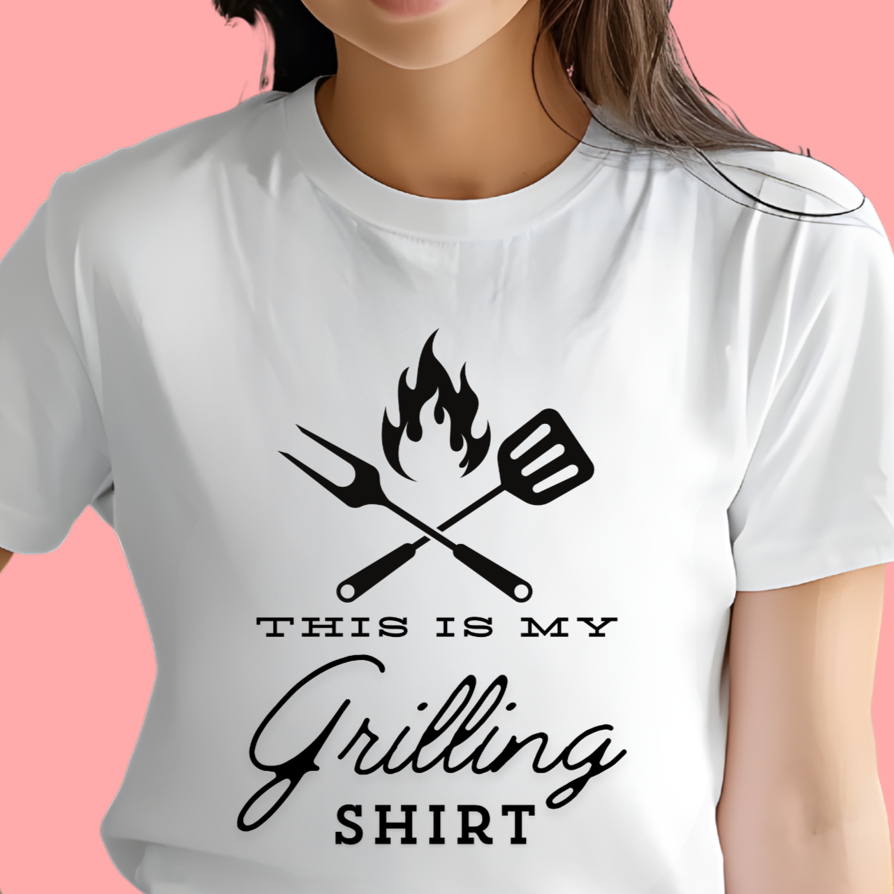 "This is my grilling shirt" Unisex Cotton Tee