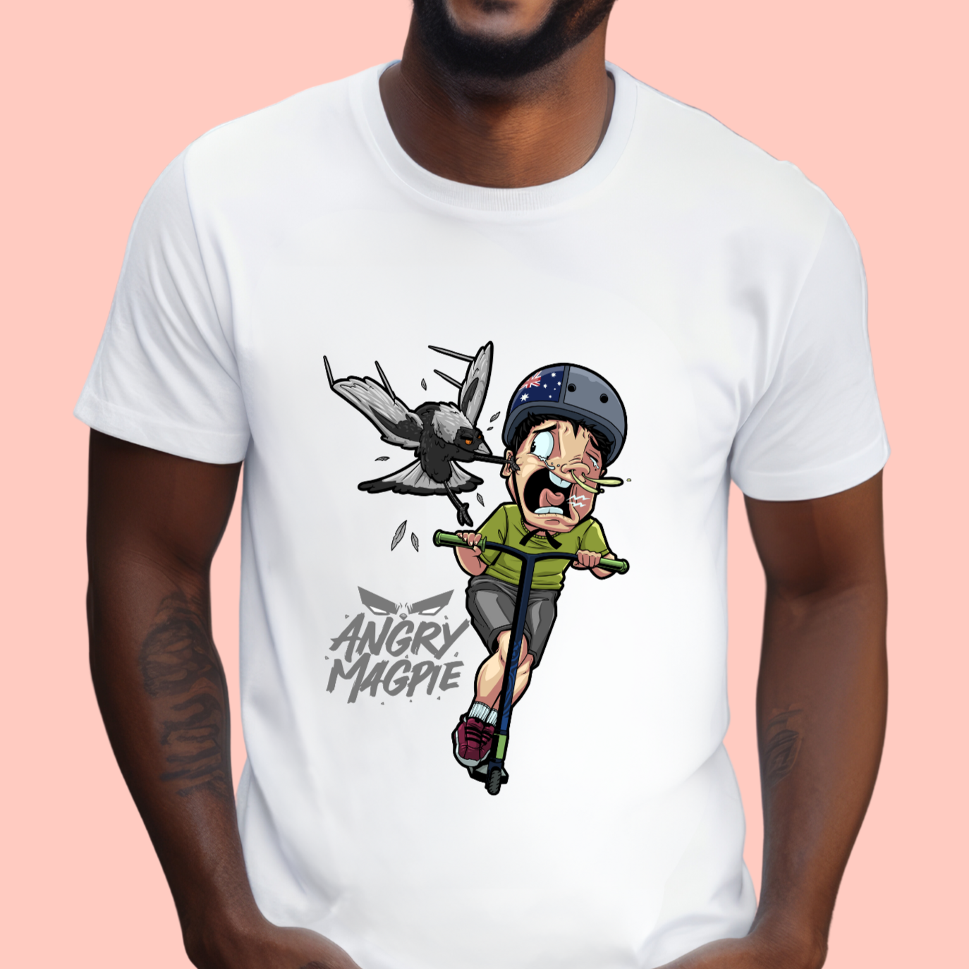 "Angry magpie" Unisex Cotton Tee